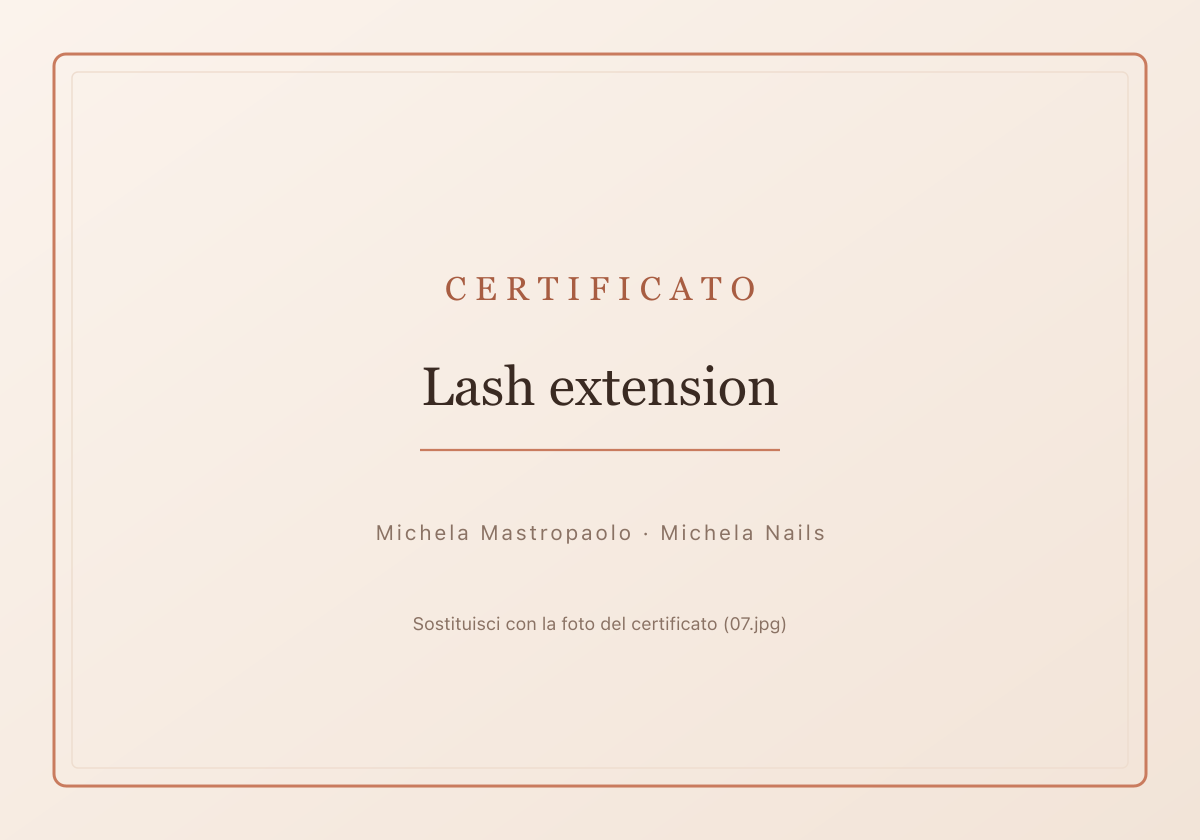 Certificato — Igiene e sicurezza
